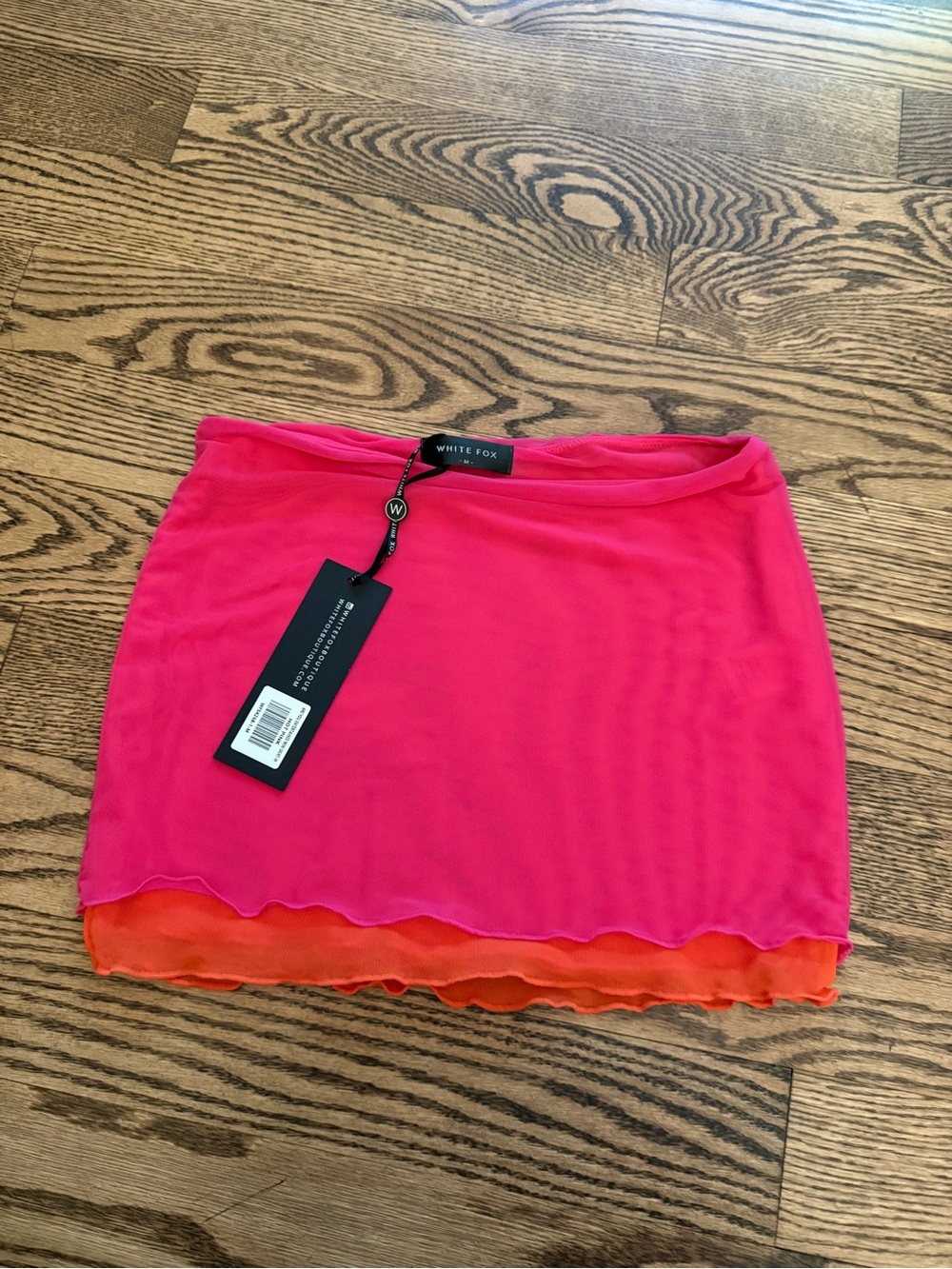 NWT White Fox mini skirt